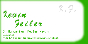 kevin feiler business card